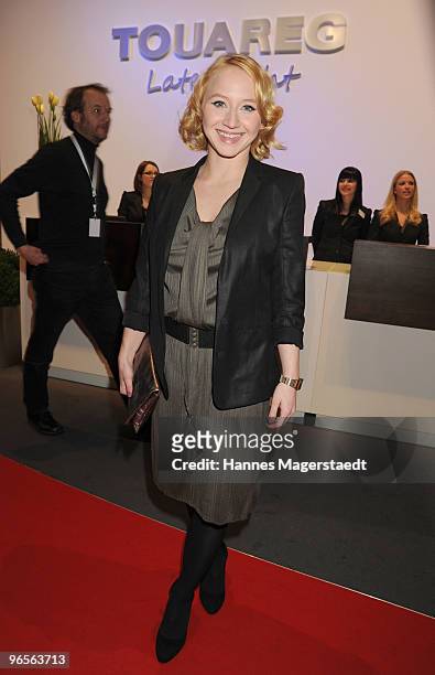Actress Anna - Maria Muehe attends the Touareg World Premiere at the Postpalast on February 10, 2010 in Munich, Germany.