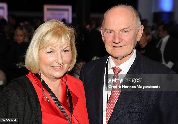 Ferdinand Piech and his wife Ursula attend the Touareg World Premiere at the Postpalast on February 10, 2010 in Munich, Germany.