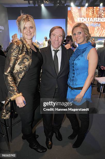 Susi Erdmann, Guenther Netzer, Magdalena Brzeska attends the Touareg World Premiere at the Postpalast on February 10, 2010 in Munich, Germany.