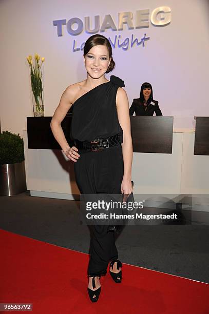 Actress Hannah Herzsprung attends the Touareg World Premiere at the Postpalast on February 10, 2010 in Munich, Germany.