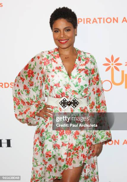 Actress Sanaa Lathan attends Step Up's 14th Annual Inspiration Awards at the Beverly Wilshire Four Seasons Hotel on June 1, 2018 in Beverly Hills,...