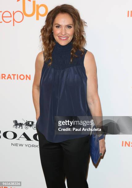 Actress Amy Brenneman attends Step Up's 14th Annual Inspiration Awards at the Beverly Wilshire Four Seasons Hotel on June 1, 2018 in Beverly Hills,...