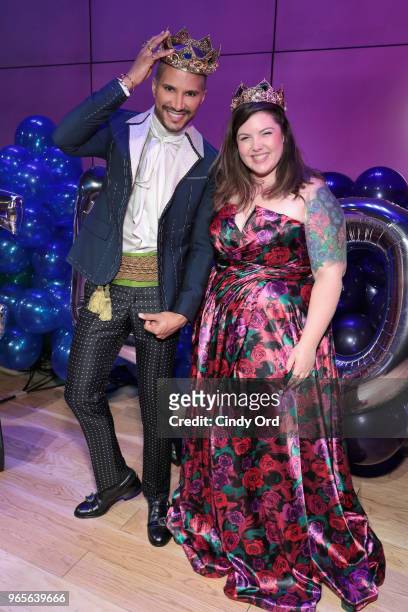Personality Jay Manuel and singer Mary Lambert attend as BuzzFeed hosts its 2nd Annual Queer Prom Powered by Samsung For LGBTQ+ Youth at Samsung 837...