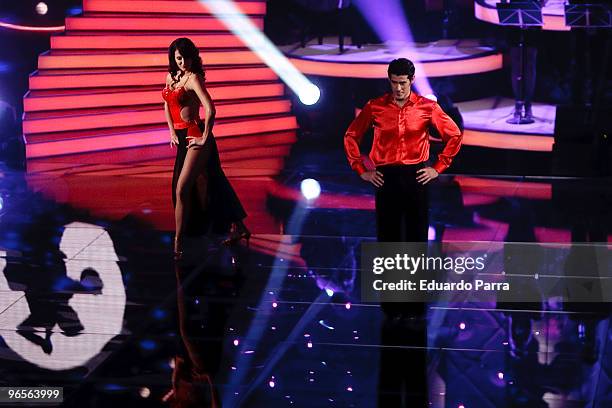 Victor Janeiro attends Mira quien baila TV show at Picasso Studios on February 10, 2010 in Madrid, Spain.