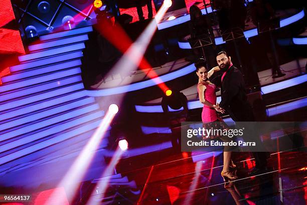 Miguel Angel Rodriguez El Sevilla attends Mira quien baila TV show at Picasso Studios on February 10, 2010 in Madrid, Spain.