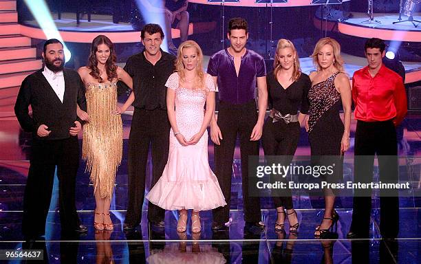 Miguel Angel Rodriguez, Helen Lindes, Miguel Angel Nadal, Belen Esteban, Juan Garcia Postigo, Edurne, Carmen Lomana and Victor Janeiro attend the...