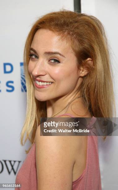 Christy Altomare from 'Anastasia' attends the United Airlines Presents: #StarsInTheAlley Produced By The Broadway League on June 1, 2018 in New York...