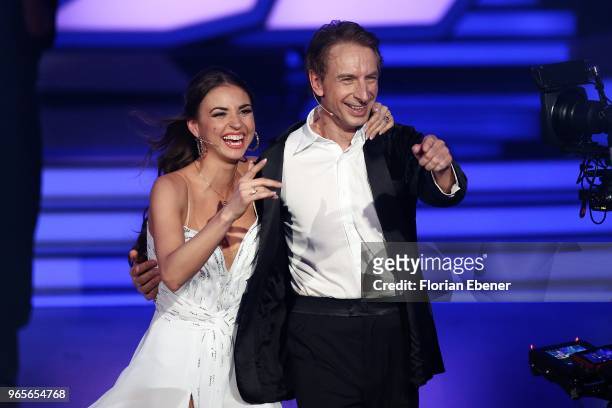 Ingolf Lueck and Ekaterina Leonova during the semi finals of the 11th season of the television competition 'Let's Dance' on June 1, 2018 in Cologne,...