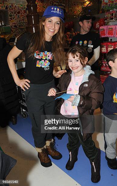 Dylan Lauren and Alexa Blackman attend the Romero Britto event at Dylan's Candy Bar on February 10, 2010 in New York City.