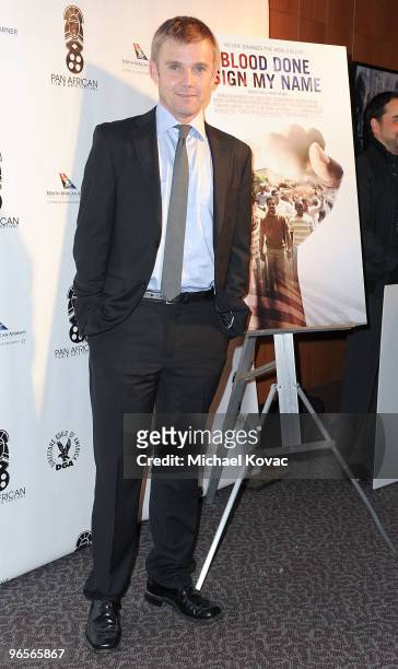 Actor Rick Schroder arrives at the Opening Night Gala of the Pan African Film Festival at the Directors Guild Theatre on February 10, 2010 in West...