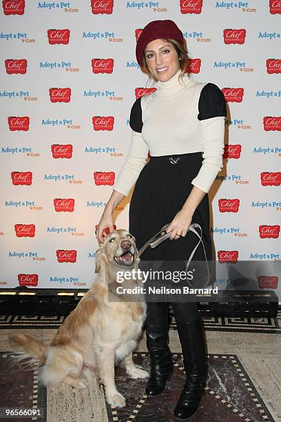 Actress Jennifer Esposito attends the "Be My Valentine" Doggie Dinner Party at Gotham Hall on February 10, 2010 in New York City.