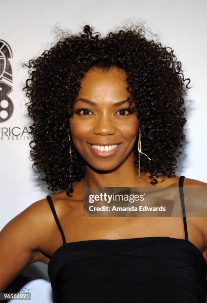 Actress Vanessa A. Williams attends the Pan African Film & Arts Festival Opening Night Gala at the Directors Guild Theatre on February 10, 2010 in...