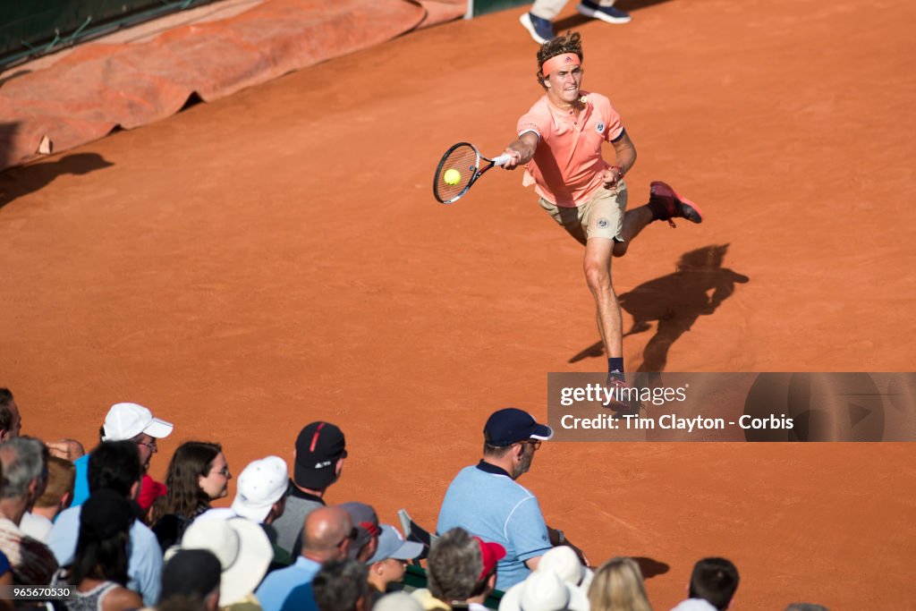 2018 French Open Tennis Tournament. Roland Garros.