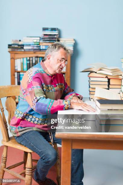 academic doing research - vandervelden stock pictures, royalty-free photos & images