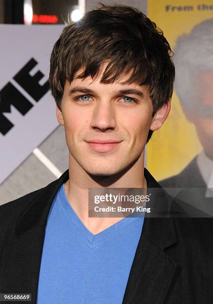 Actor Matt Lanter arrives to the Los Angeles premiere of "When In Rome" held at the El Capitan Theatre on January 27, 2010 in Hollywood, California.