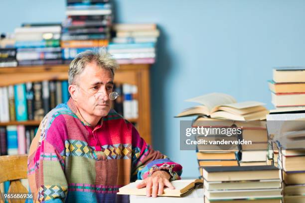 academic doing research - vandervelden stock pictures, royalty-free photos & images