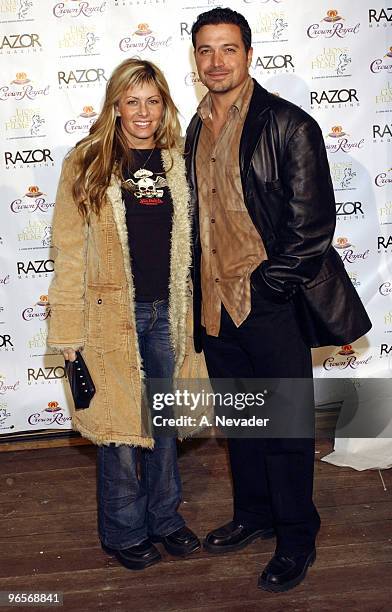 Nicole Eggert and Richard Botto, publisher of Razor magazine