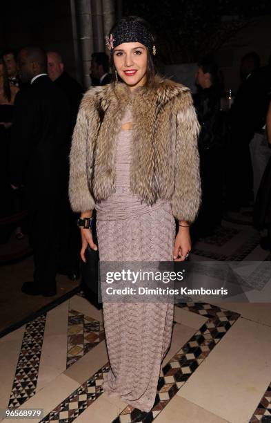 Margherita Missoni attends the amfAR New York Gala co-sponsored by M.A.C Cosmetics at Cipriani 42nd Street on February 10, 2010 in New York, New York.