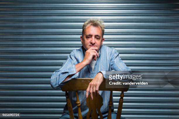 portrait of a man in his 50s - vandervelden stock pictures, royalty-free photos & images