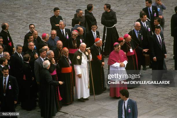 Visit of Pope John Paul II to the Way of St James Pilgrimage , August 19, 1989.