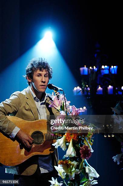 Ben Lee performs on Vodafone Live at the Chapel TV Show on 5th December 2005 in Melbourne, Australia.