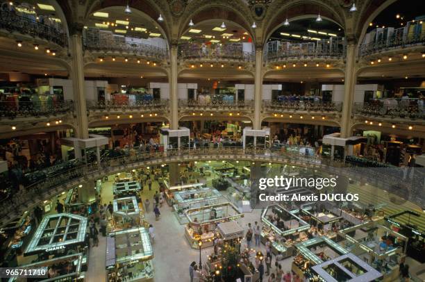 The Paris Department Store Galeries Lafayette, July 17, 1986.