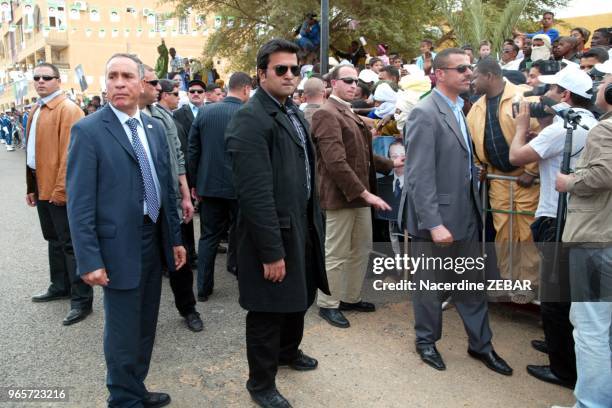 Le général-major Djamel Kehal Medjdoub ex chef de la garde présidentielle lors d'un déplacement le 28 mars 2009, Algérie.