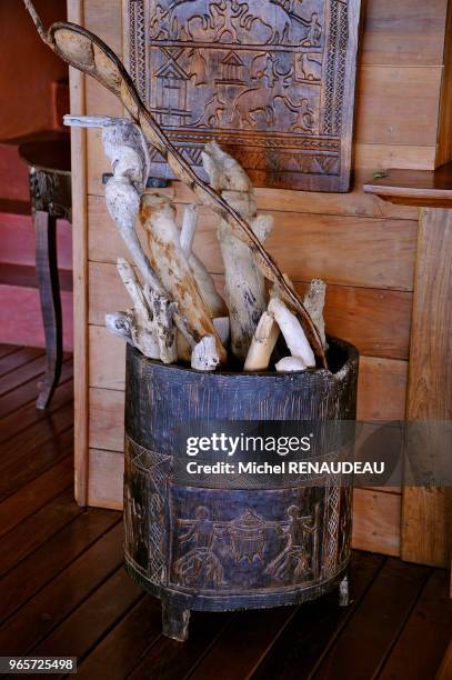 Madagascar, Nosy Be area, Island of Nosy Komba, Kumba Tsara Lodge.