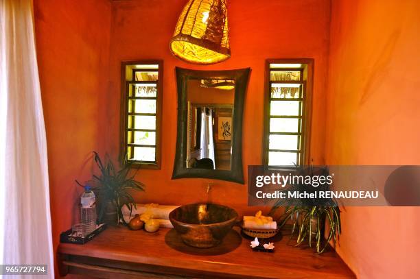 Madagascar, Nosy Be area, Island of Nosy Komba, Kumba Tsara Lodge.