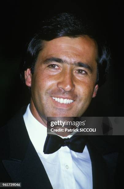 Spanish golfer Severiano Ballesteros at gala-evening during Monaco golf tournament, June 23, 1987.