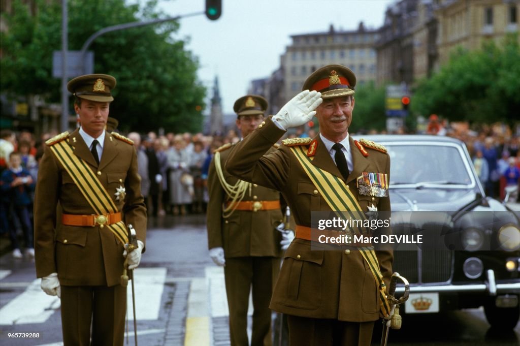 Luxembourg National Holiday With Prince Henri And Grand Duke Jean...