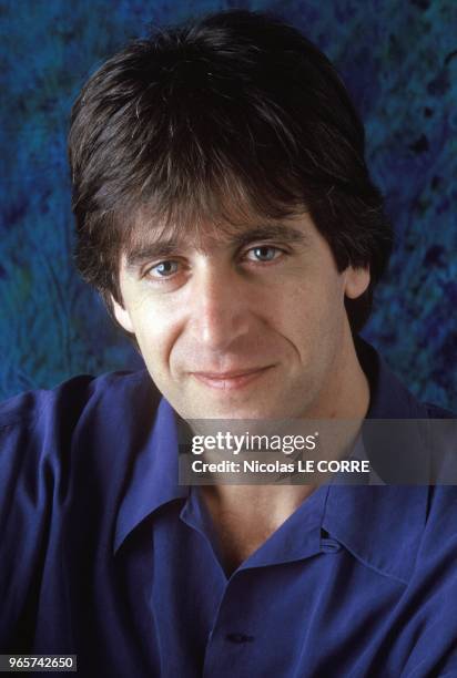 Singer Yves Duteil, Paris, January 30, 1992.