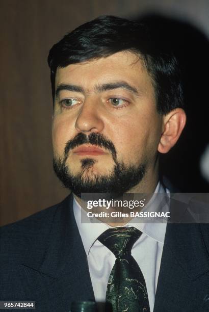 Socialist Party Meeting With Jean Luc Melenchon, January 13, 1990.