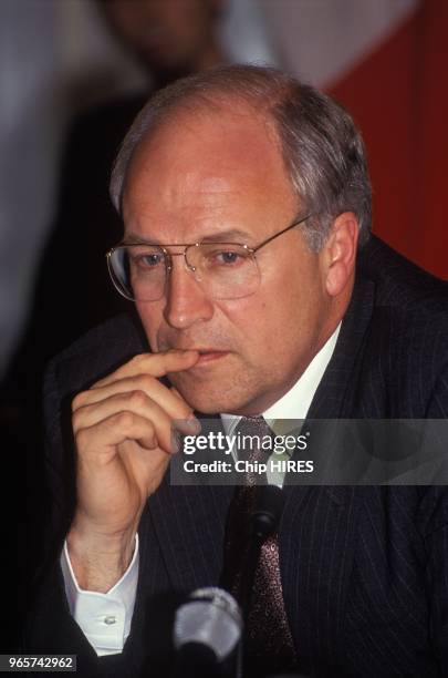 Secretary of Defense Dick Cheney in Paris, May 27, 1991.