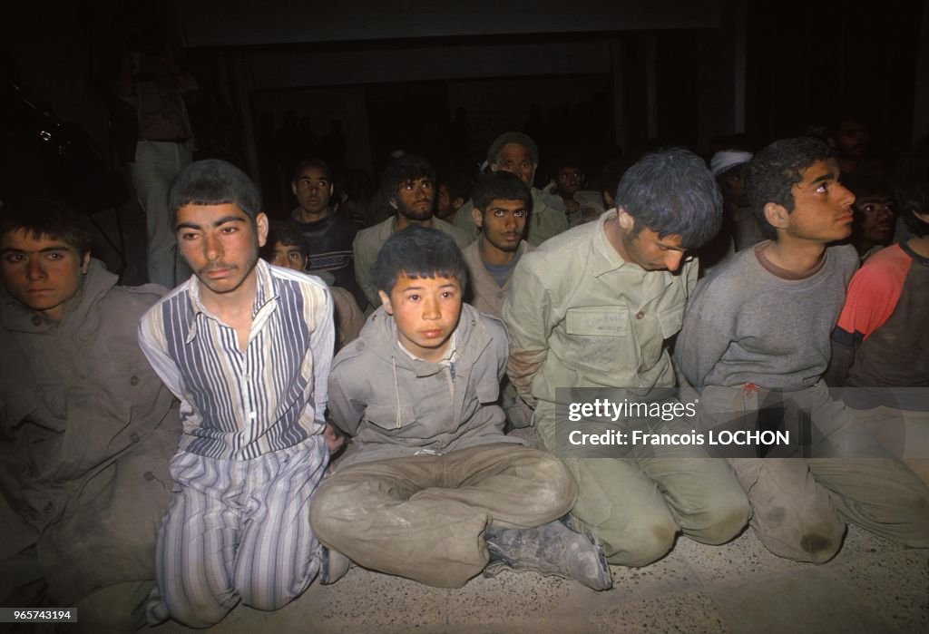 Iranian Prisoners At Ramadi Camp During The Iran Iraq War...