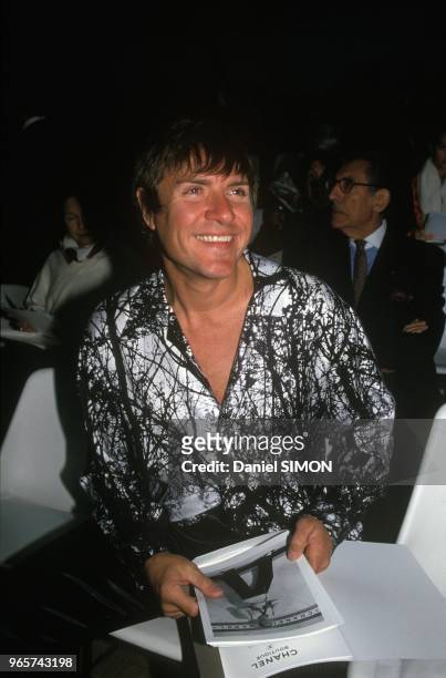 Simon Le Bon At Emanuel Ungaro Fashion Show, Paris, October 20, 1992.