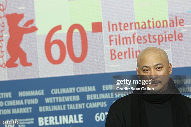 Director Wang Quan�an and actress Lisa Lu attends the 'Tuan Yuan' Press Conference during day one of the 60th Berlin Film Festival at the Grand Hyatt...