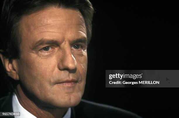 Bernard Kouchner On TV Set, Paris, December 20, 1992.