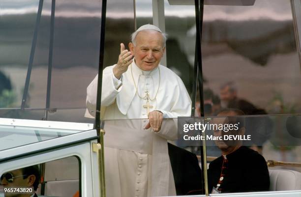 Pope John Paul II In Prague, April 21, 1990.