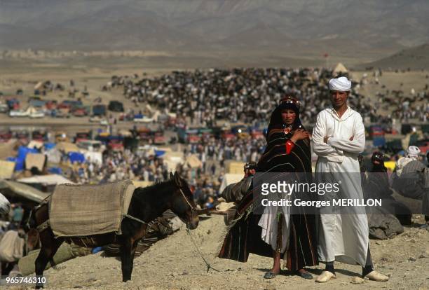 Nassera And Yusef At Imilchil Moussem Also Known As Engagement Market, Symbol Of The Berber Culture, Imilchil, September 18, 1990.