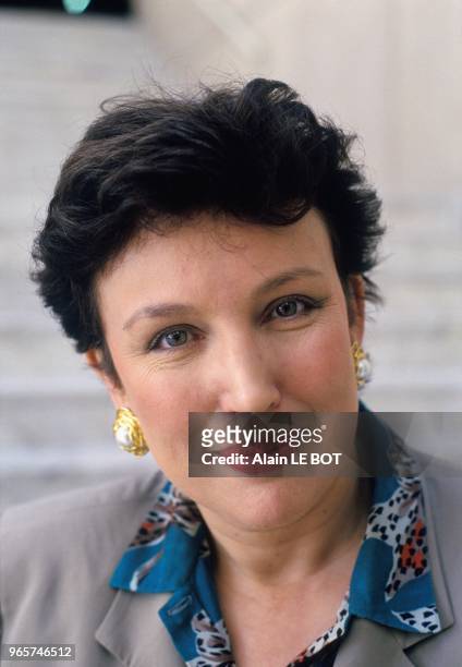 Deputy Of Department Of Maine Et Loire Roselyne Bachelot, March 14, 1994.