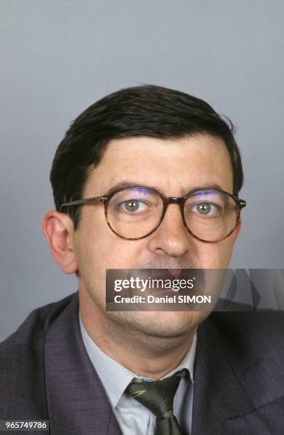 Jean-Luc Melenchon, membre du Comite executif du Parti Socialiste le 15 septembre 1993 a Paris, France.