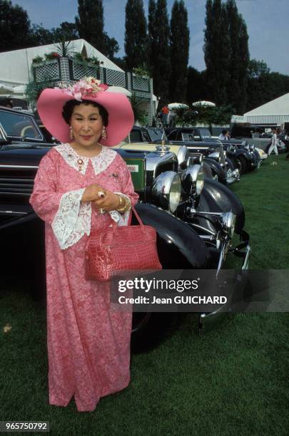 Masako Ohya au Trophée Lancôme de golf le 21 septembre 1987 à Saint-Nom-la- Bretèche, France.