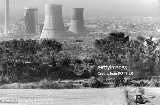Bouches-du-Rhône, Gardanne, centrale nucléaire. 19890714 France: Bouches-du-Rhône, Gardanne, centrale nucléaire. 19890714.