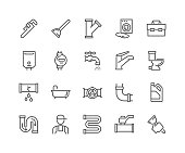 Line Plumber Icons