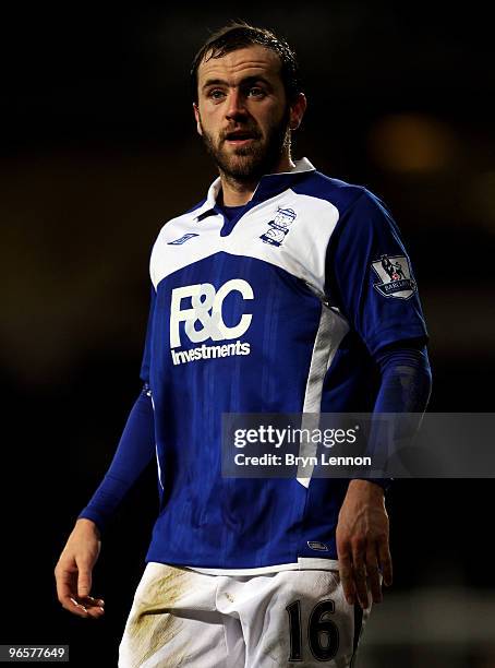 James McFadden of Birmingham City looks on during the Barclays Premier League match between West Ham United and Birmingham City at Boleyn Ground on...