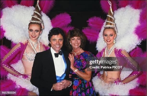 Sacha Distel and Chantal Nobel.