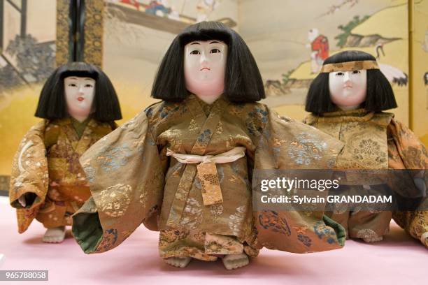 La collection de poupees anciennes. Quartier Iso ou se trouve le patrimoine culturel de la famille Shimadzu, des shoguns puissants qui dirigerent le...