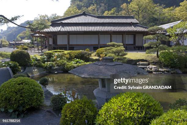 La Residence. Quartier Iso ou se trouve le patrimoine culturel de la famille Shimadzu, des shoguns puissants qui dirigerent le Kyushu jusqu'a l'ere...