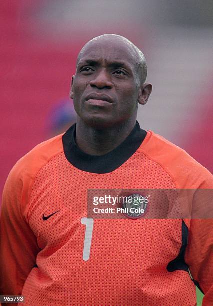 Portrait of Ike Shorunmu of Nigeria before the International Friendly match against Japan played at the St Mary's Stadium, in Southampton, England....